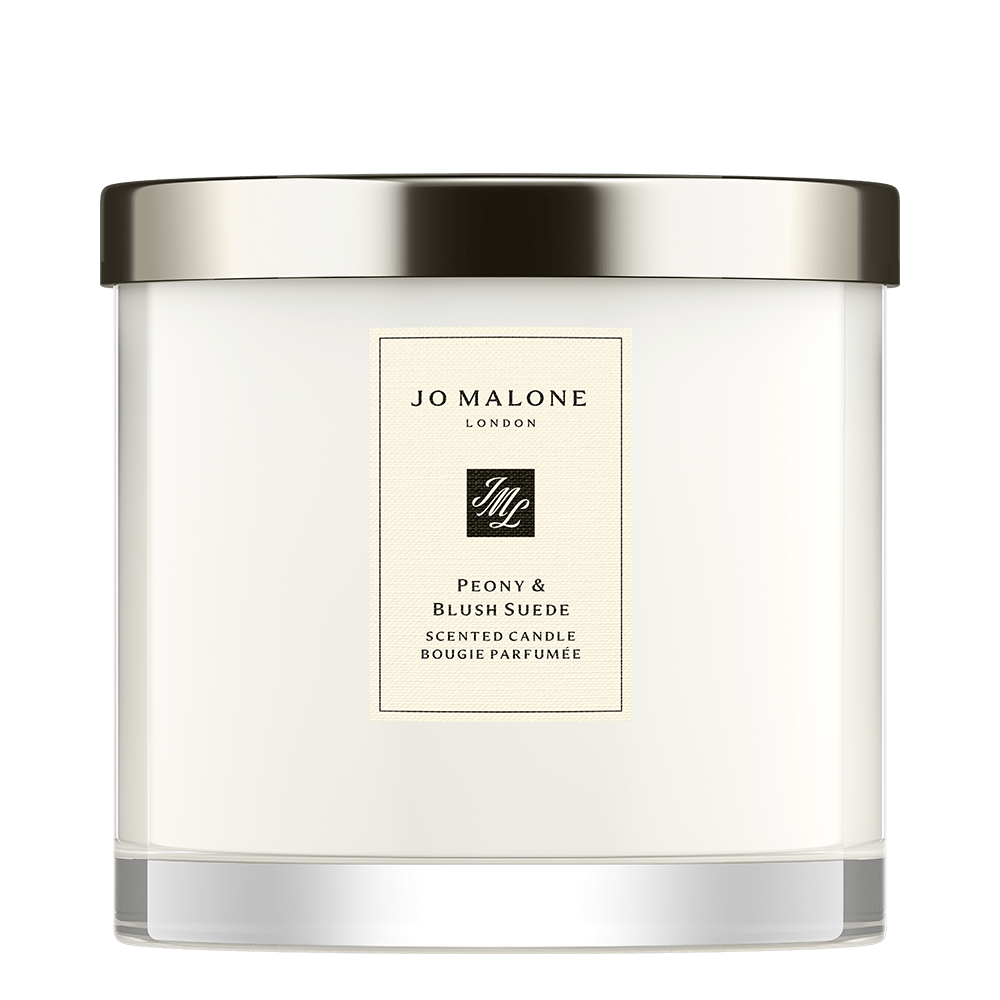 Peony & Blush Suede Scented Candle